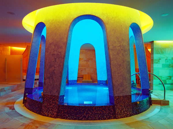 Edel-Lounge, Saunaland, Sauna, Wasserbett, Therme Bad Steben