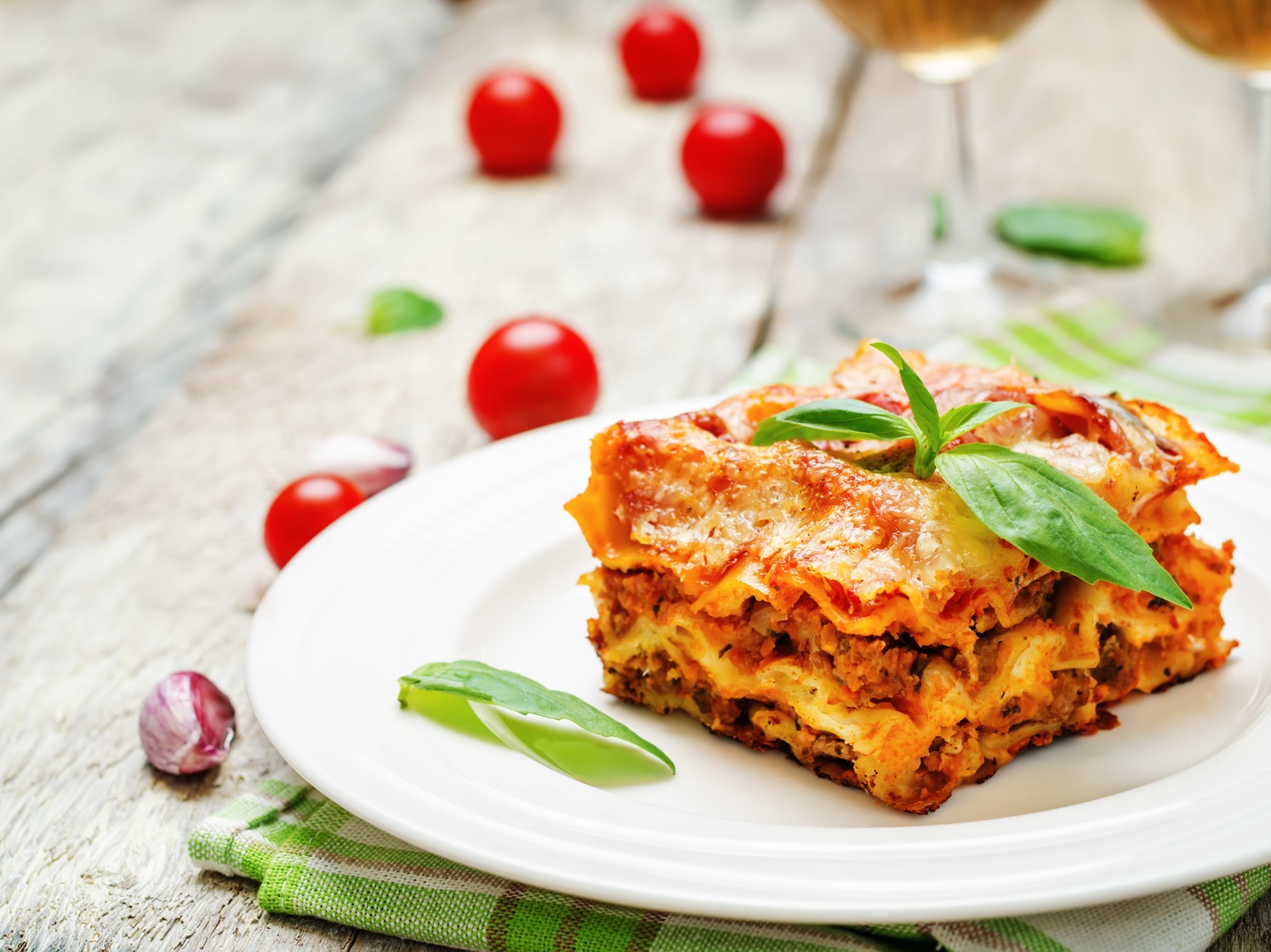 Lasagne, Abendessen, Italiener, Entspannung, Essen, Arrangement, Pauschale, Bad Steben