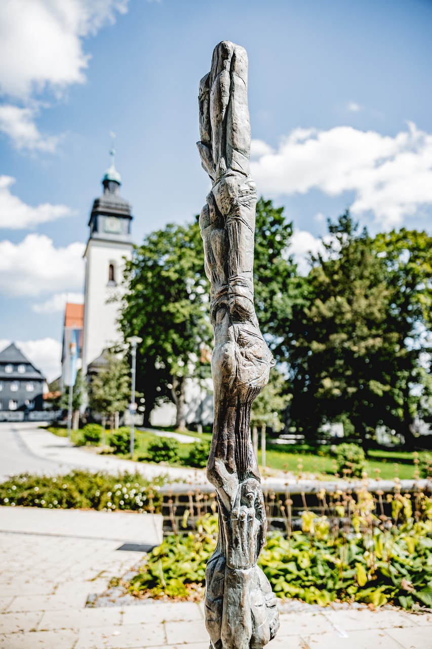 Tragende Säule- Skulpturenpfad Bad Steben, Sehenswürdigkeit