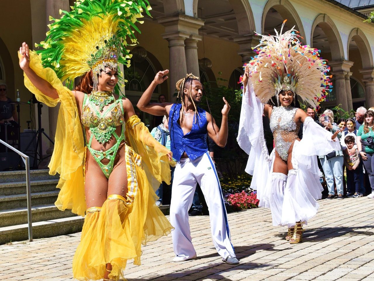 Samba Tänzer Kurparkfest Bad Steben